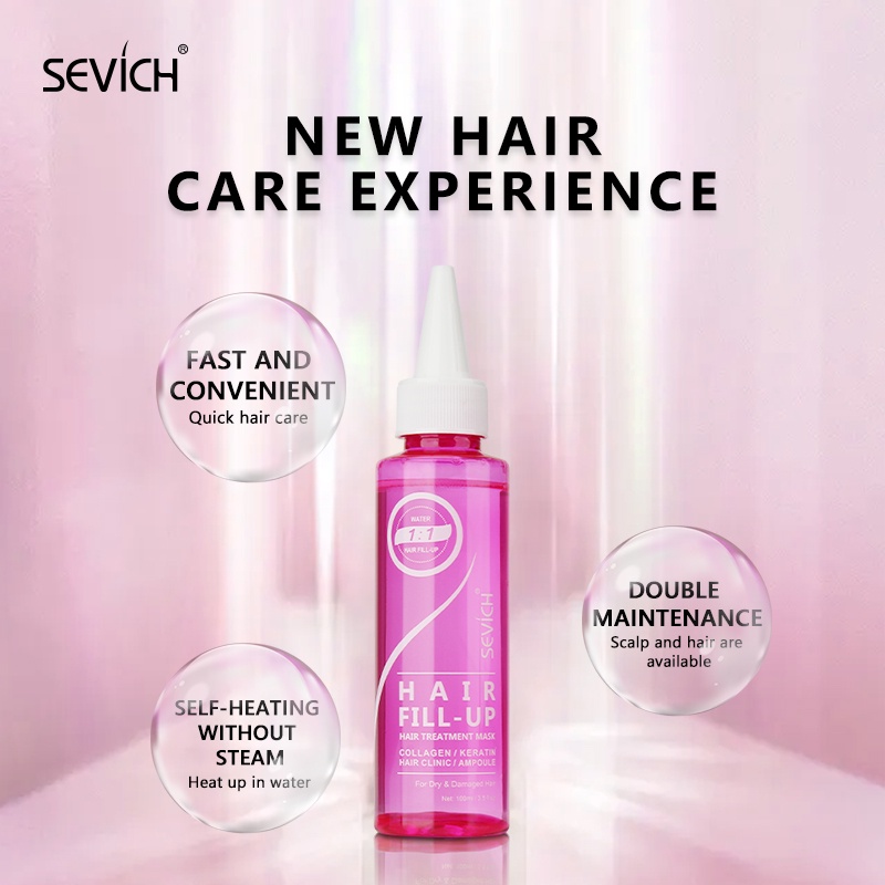 CODIn stock﹉Sevich 5 Second Water Infusion Hair Mask 100ml Smooths Frizzy Repairs Damage Non-greas