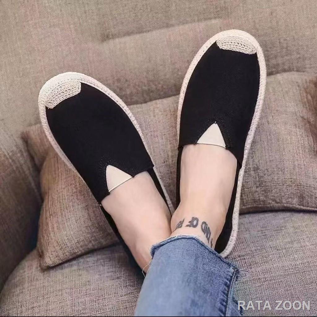 Slip on Korean style espadrilles shoes T19 COD Shopee Philippines