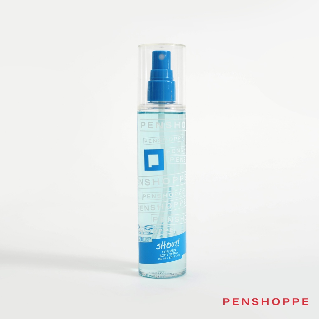 Penshoppe Shout Blue Aromatic Fresh Scent Body Spray - Perfume For Men ...