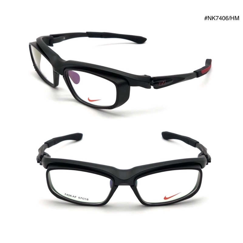 Nike 7406 sporty sporty Eyeglass Frames Free minus Lenses