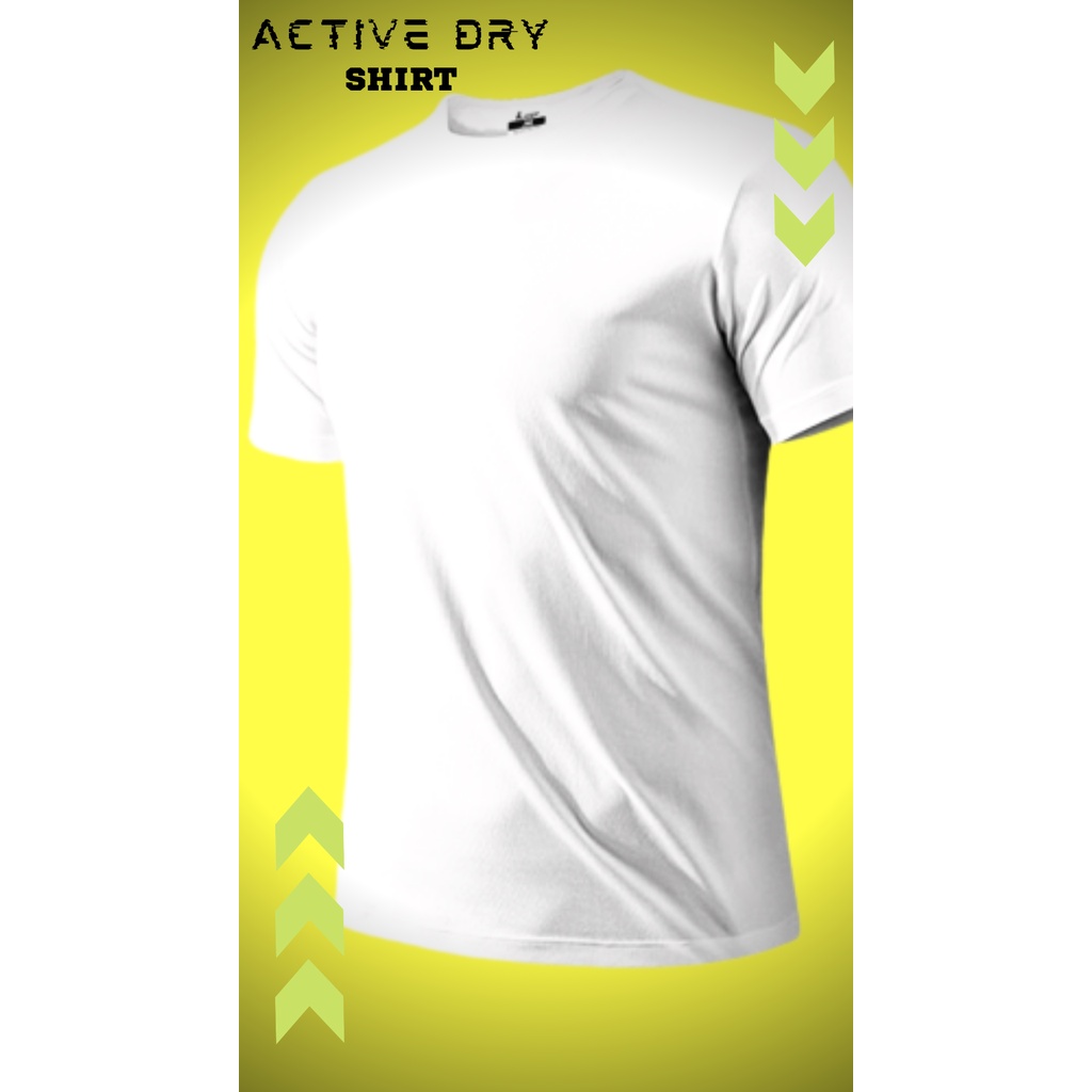 ON Sale Active Dry drifit tshirt PLAIN COLOR for training | Shopee ...