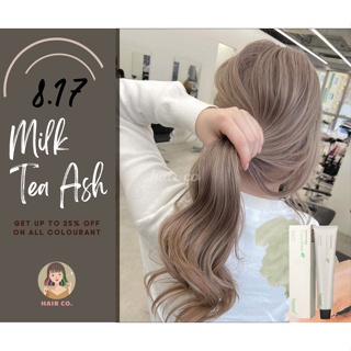 8.17 Milk Tea Ash Premium Hair Color 100ml