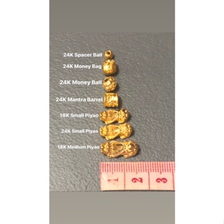 Small 18K Piyao Hongkong Gold Birthstone Bracelet #4
