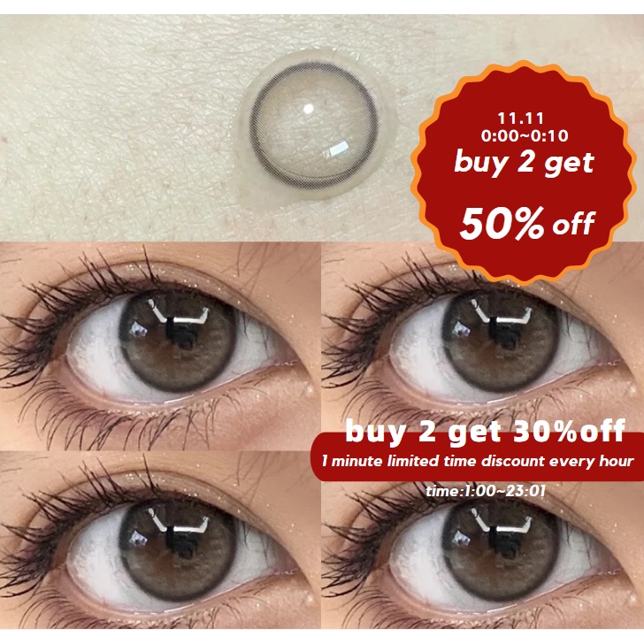 UYAAI Colored Contact Lens Eyes Yearly Glass Pupil Color Cosmetic For