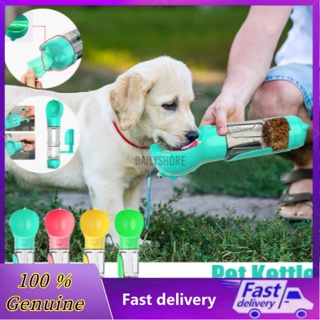 Pet Outdoor Accompanying Cup Cat Dog Portable Water Bottle Multifunctional Dog Food Cup Pet Water