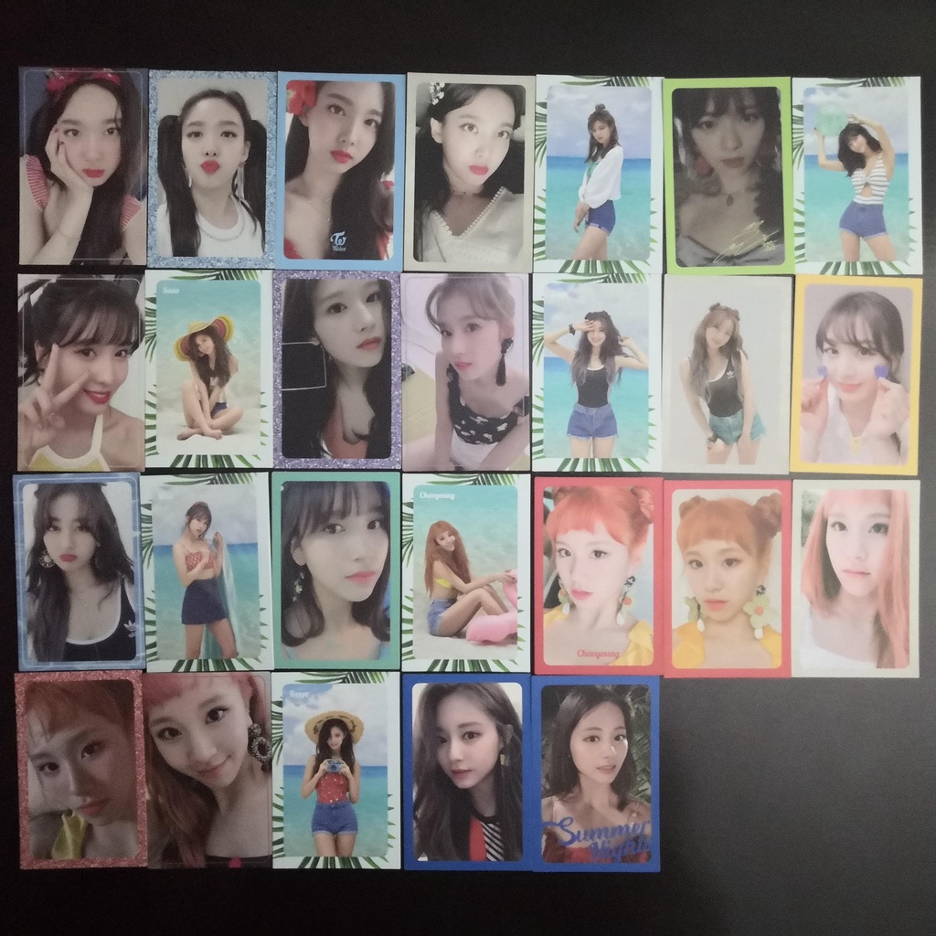 [SALE!] Twice SUMMER NIGHTS Album Photocard: SN Nayeon Jeong Momo Sana ...