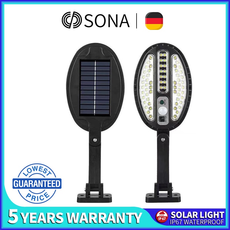SONA LED Solar Light 70W120W Outdoor Light Remote Control Powered