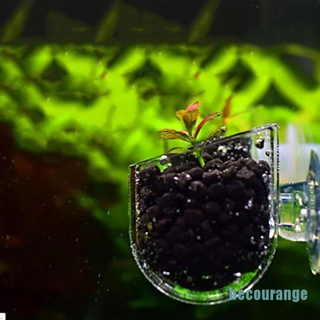 【Hot sale】[Becourange]Aquarium Decor Hanging Fish Tank Mini Glass Pot Water Potted Planting Cup