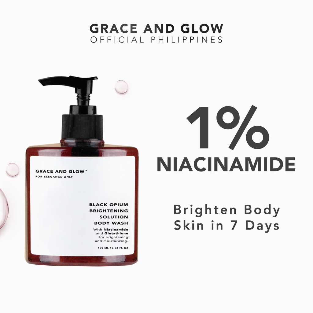 Grace And Glow Black Opium Brightening Solution Body Wash Shower Gel