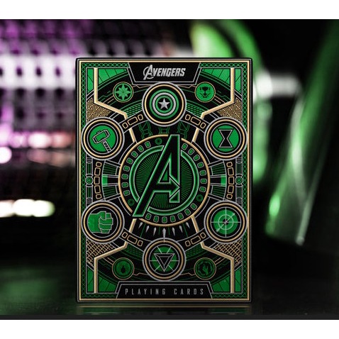 Avengers: Green Edition Playing Cards by theory11 (collectible playing ...