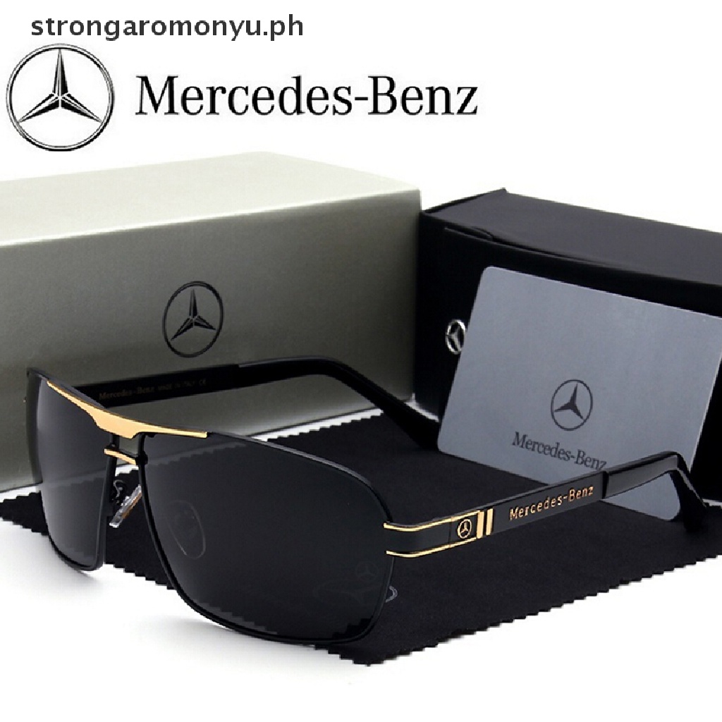 strongaromonyu  Mercedes Benz sunglasses Fashion Men's Polarized Mirror Classic Metal Eyeglasses  PH