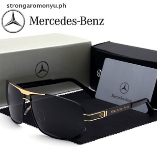 strongaromonyu  Mercedes Benz sunglasses Fashion Men's Polarized Mirror Classic Metal Eyeglasses  PH #1