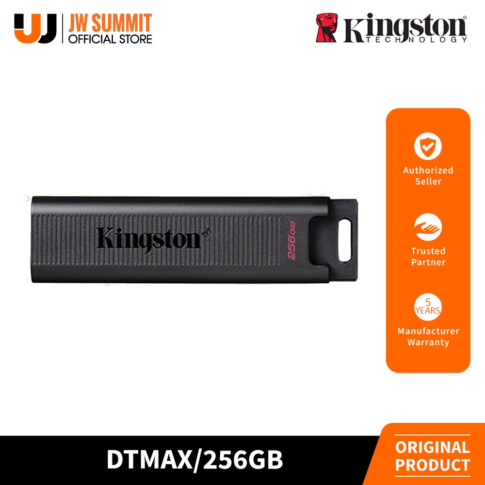 Kingston DataTraveler Max 256GB USB 3.2 Gen 2 Flash Drive (DTMAX/256GB