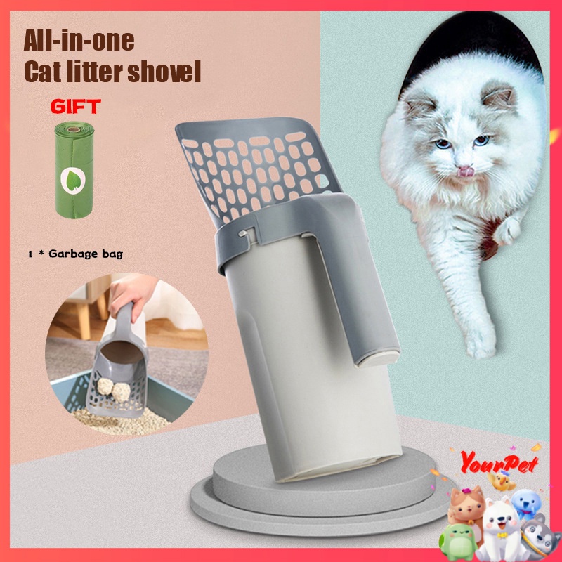 YOUR Cat Litter Shovel Self-cleaning Litter Scoop for Sandbox Kitty Litter Tray Shovel Poop Cats SuppliesPETS