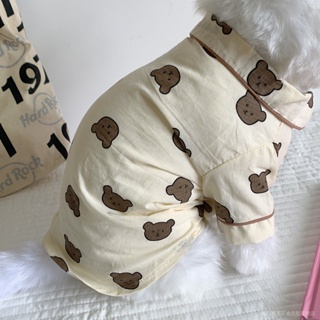 New Thin Style Dog Pajamas Shirt Teddy Bichon Pomeranian Schnauzer Poodle Pet Cat Clothes #3