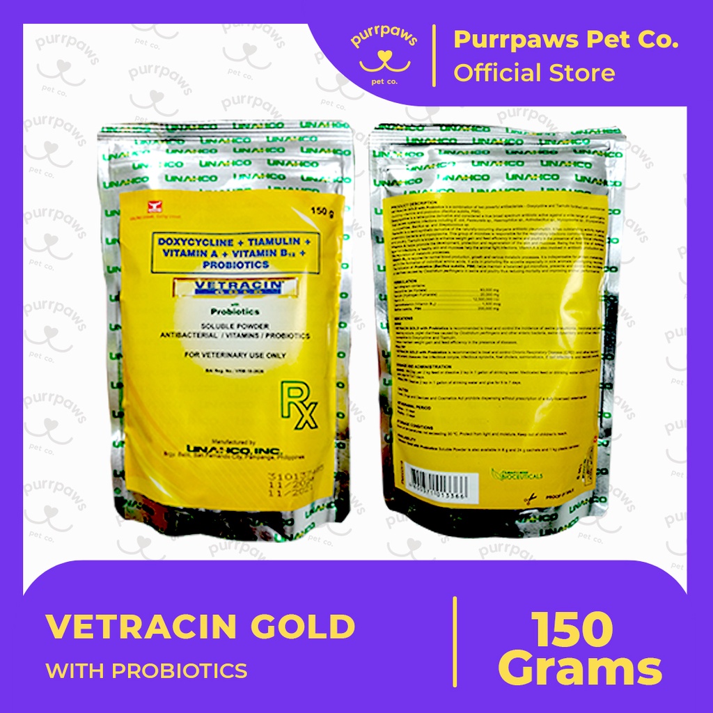 VETRACIN GOLD Vitamins Probiotics Powder (150 g) Shopee Philippines