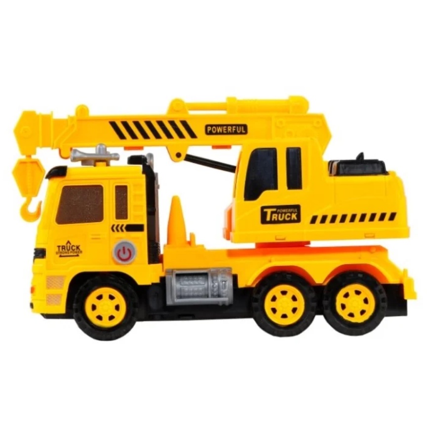 Crane toy truck toy with light and sound simulation engineering vehicle