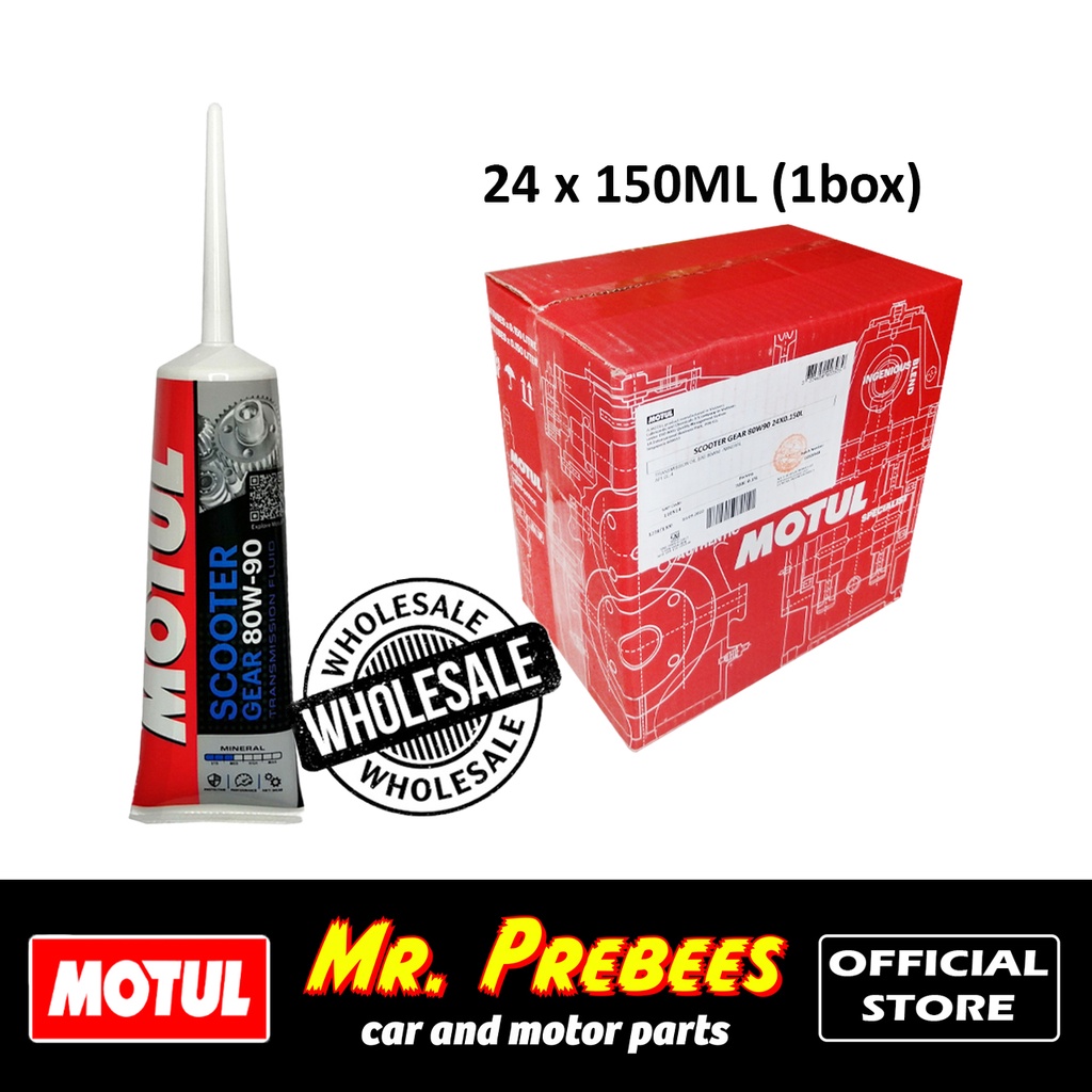 MOTUL SCOOTER GEAR OIL 80W90 (24 x 150ml) 1box Shopee Philippines