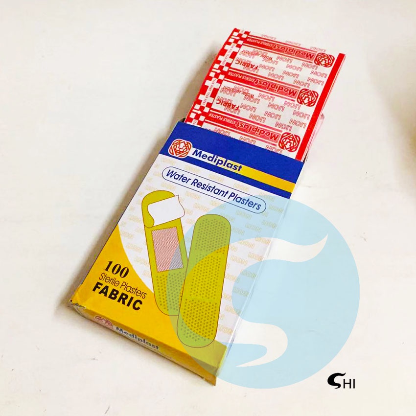 100pcs/ 1box Mediplast Antiseptic Medical Plaster Strips adhesive