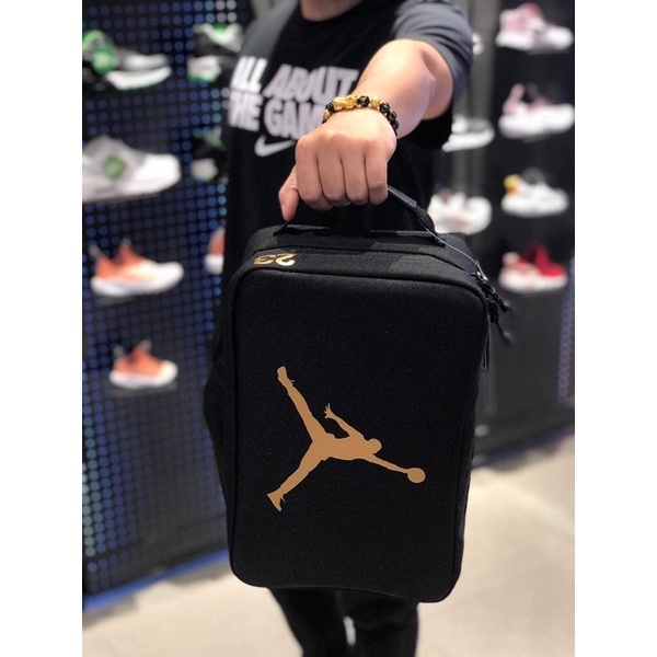 JORDAN SHOEBOX BAG GOLD Shopee Philippines