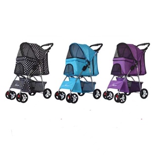 Pet foldable travel stroller for dog and cat (ON HAND STOCKS)