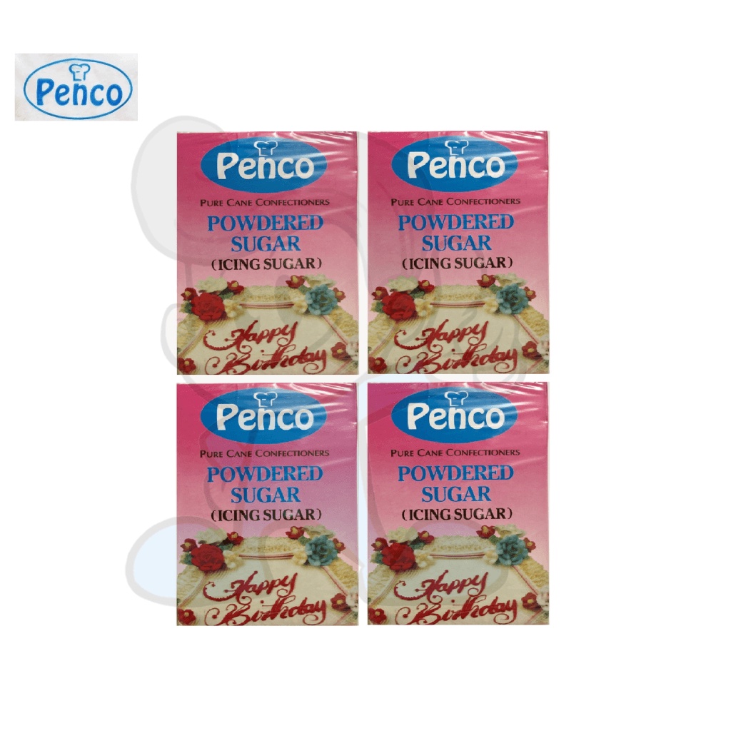 Penco Pure Cane Confectioners Powdered Sugar Icing Sugar (4 x 1 lb