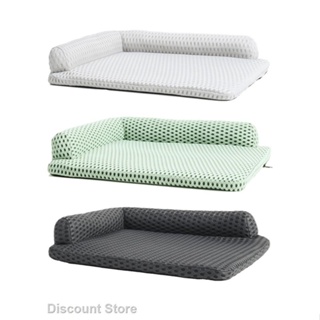 Summer Breathable Solid Color Washable Pet Sofa Cushion Nest House Eco-friendly Cat Dog Bed Sleepi #1