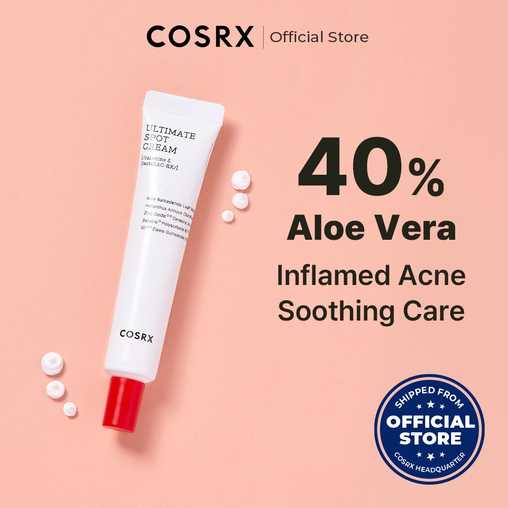 [COSRX OFFICIAL] AC Collection Ultimate Spot Cream, Aloe Vera Leaf