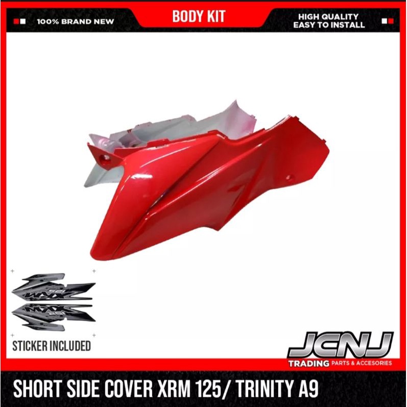 JCNJ MOTORCYCLE BODY KIT XRM TRINITY SHORT SIDE COVER Shopee Philippines