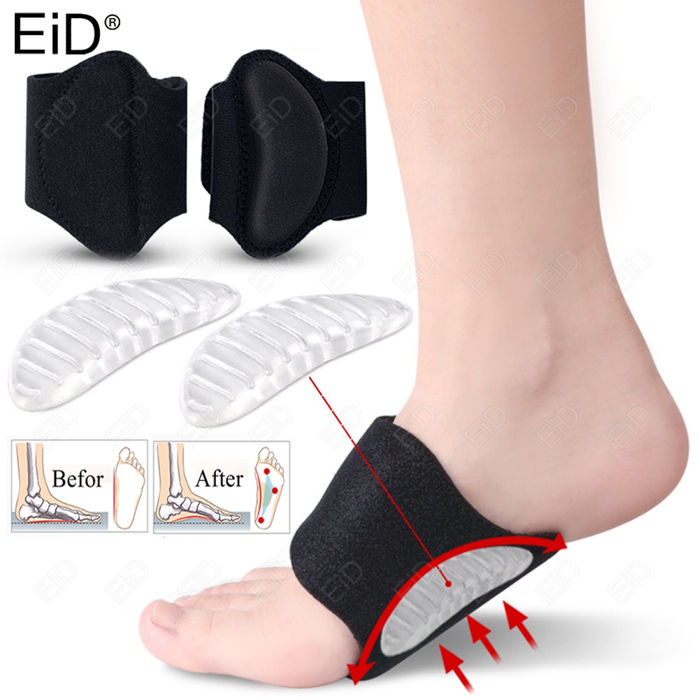 EiD Orthotic Arch Support Insole Bandage For Flat Foot XOshaped Legs Plantar Fasciitis Gel
