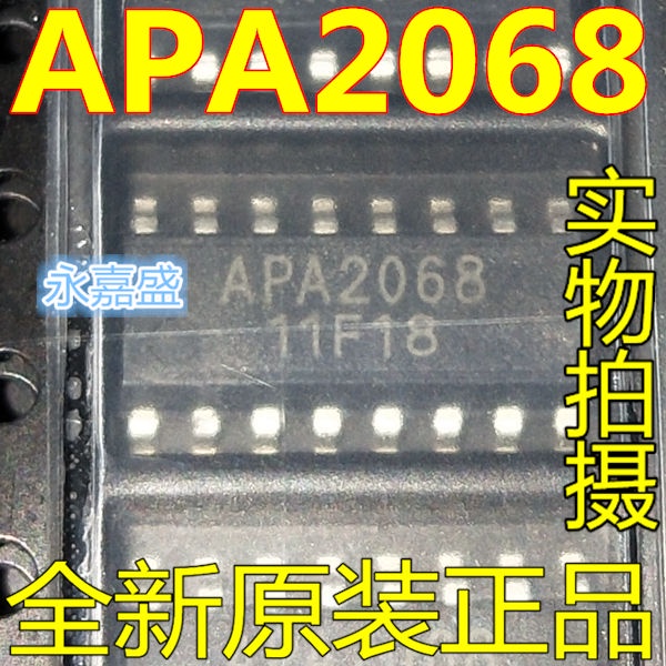 New APA2068 APA2068KAI-TRL SMD SOP16 audio amplifier IC chip | Shopee ...