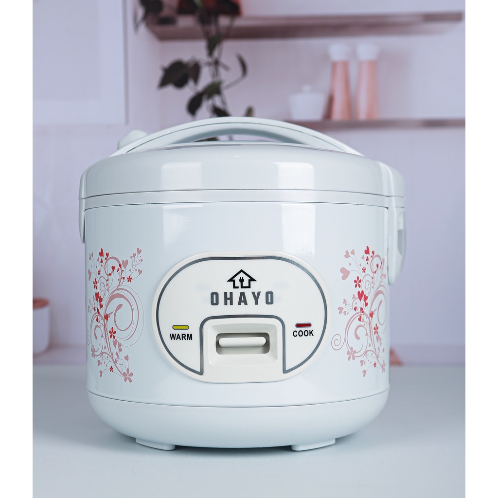 OHAYO Deluxe Rice Cooker 1.0 Liter, 1.2 Liter and 1.8 Liter Shopee