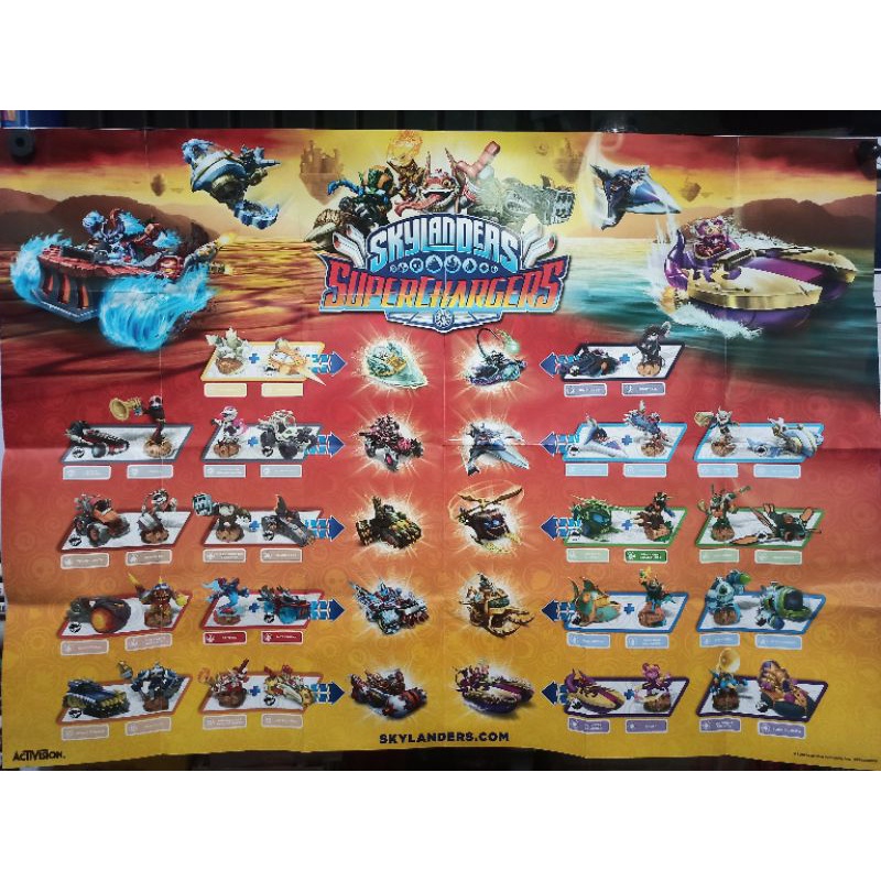 Skylanders Superchargers Poster Shopee Philippines