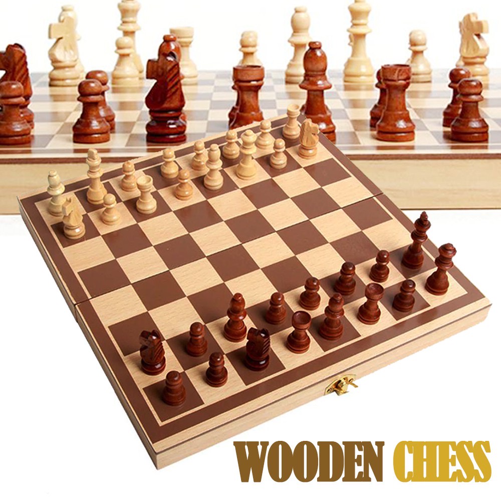 JLT Travel Size Wooden Chess Board | Shopee Philippines