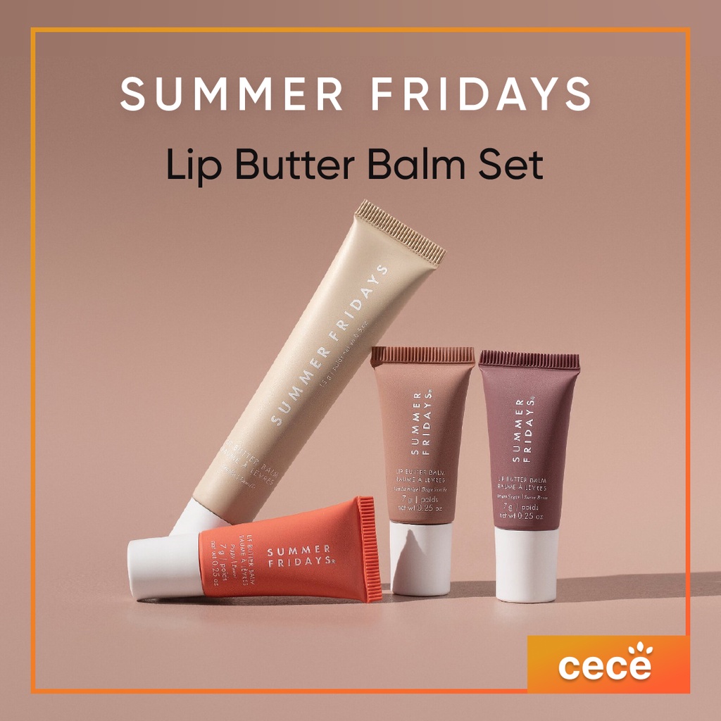 Onhand Summer Fridays Lip Butter Balm Set (Vanilla, Vanilla Beige