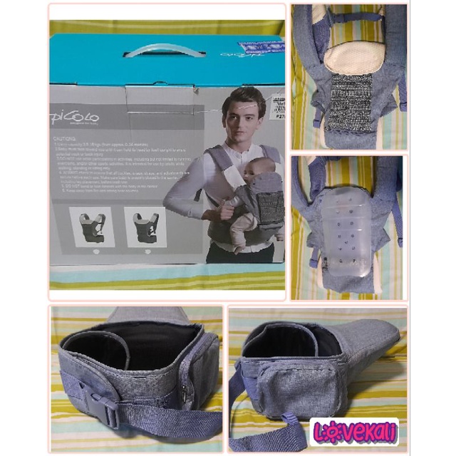 Picolo Four Season Hip Seat Carrier (preloved) Shopee Philippines