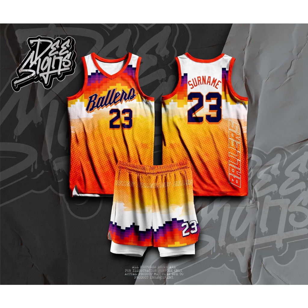 FULL SUBLIMATION NEW BASKETBALL BALLERS 10 JERSEY FREE CUSTOMIZE OF