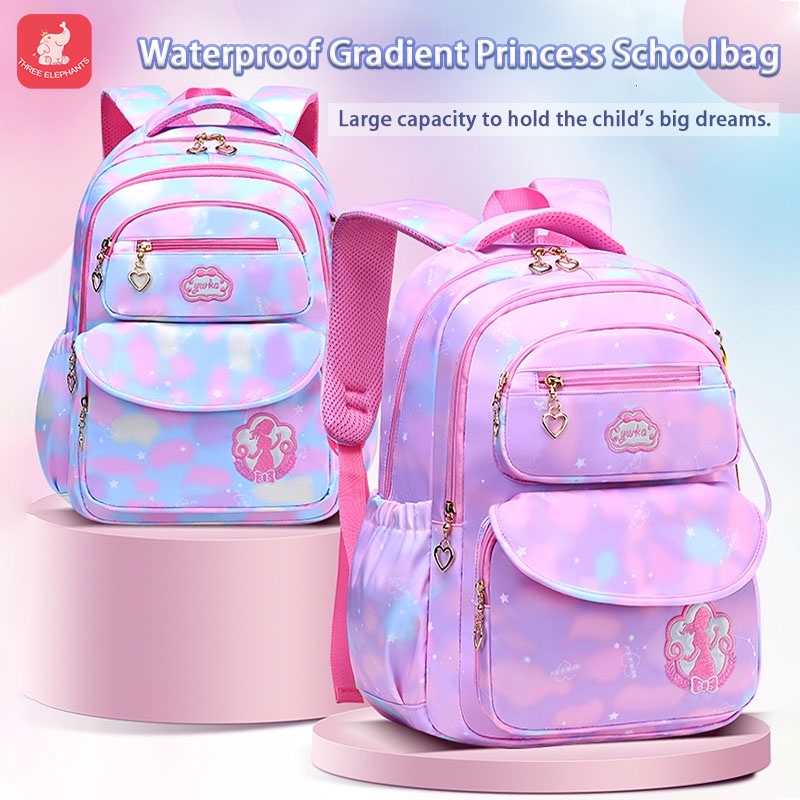 kids bag Waterproof students bag lightweight Fashion Cute princess