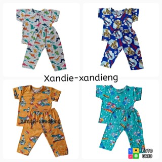 XANDIE NEW TERNO PAJAMA  SLEEPWEAR COTTON SPANDEX SET FOR BOY AND GIRL #2