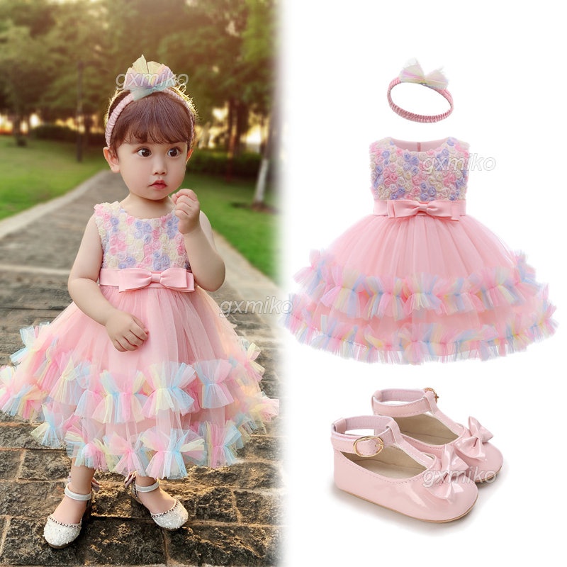 Princess Baby Girl Dress 0 6 Months Tutu Dress Terno for Baby Girl 1 Year Old Newborn Infant