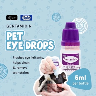 [ EFFECTIVE ] TAIWAN SINPHAR Gentamicin Eye Drops for Pets 5ml