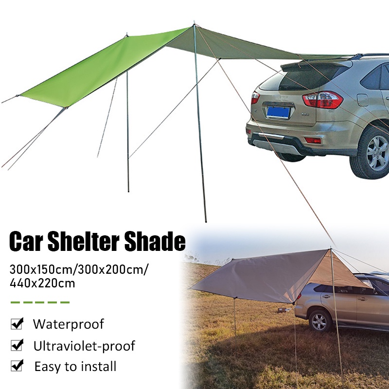 Car Roof Top Tent Awning Waterproof UV Portable Camping Tent Automobile
