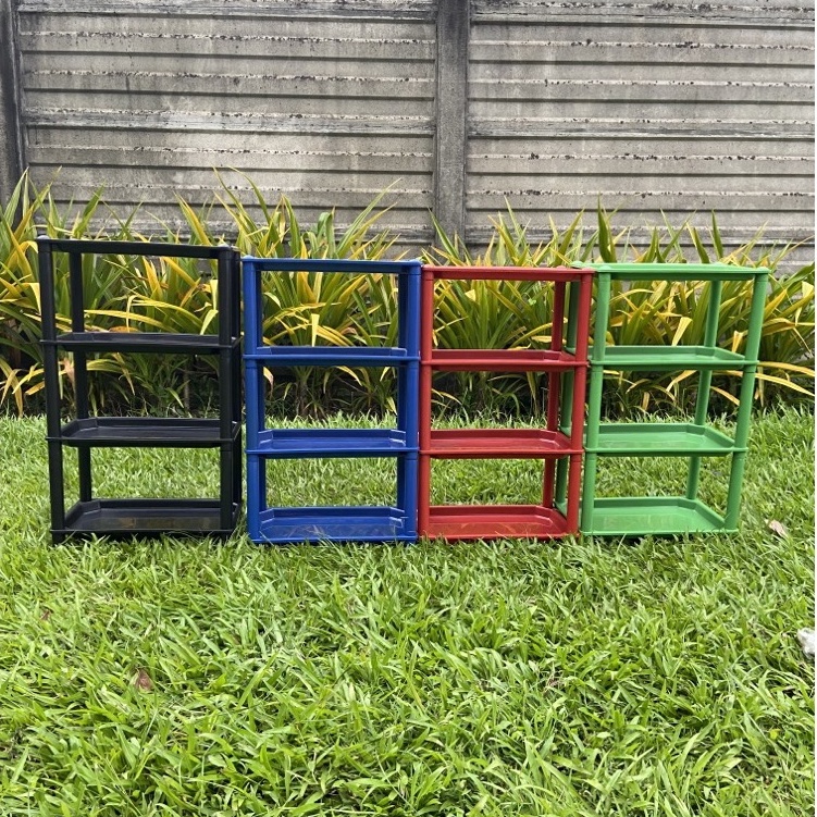 FAMILIFE 3Layer Ractangle Shaped Kitchen and Bathroom Storage Rack