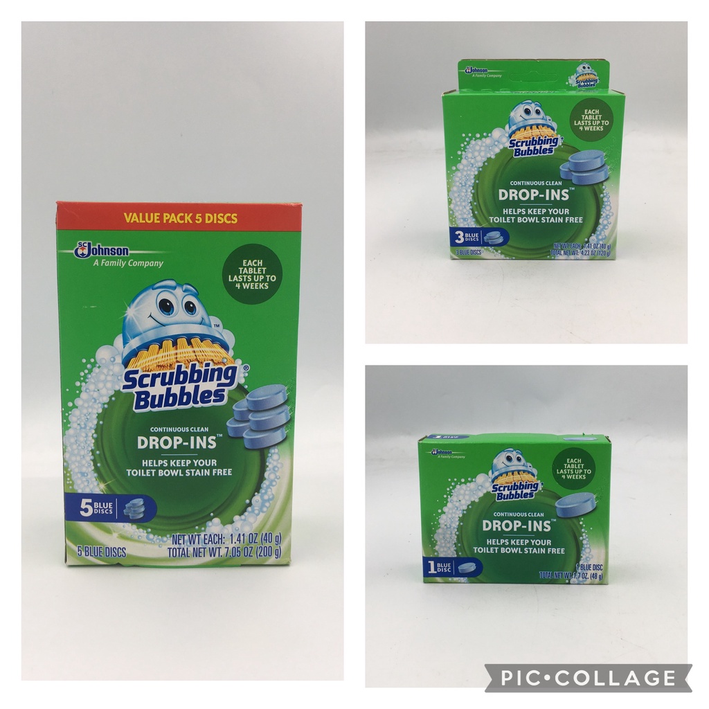Scrubbing Bubbles Continuous Clean DropIns Shopee Philippines