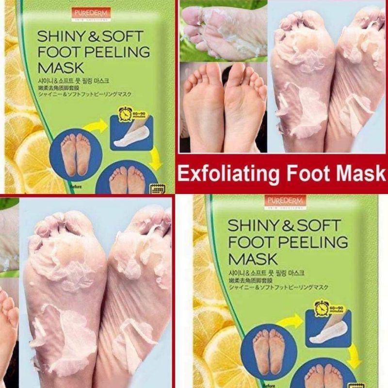 PUREDERM SHINY AND SOFT FOOT PEELING MASK Shopee Philippines