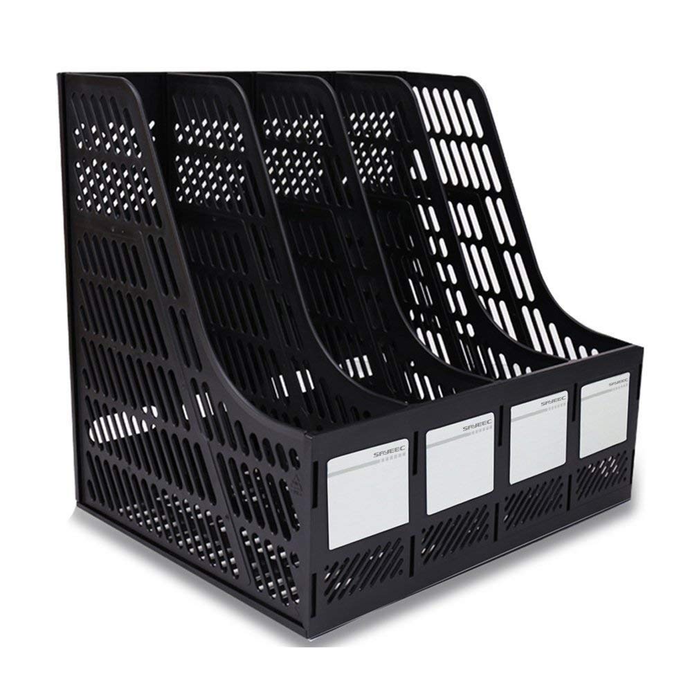 ACB Function Plastic Section Dividers Document File Paper Magazine Rack Holder For Office Home Schoo