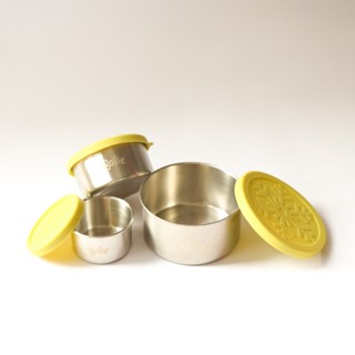Bollie Baby Meetoh 3pcs Stainless Steel Stackable Snack Containers for Kids #8