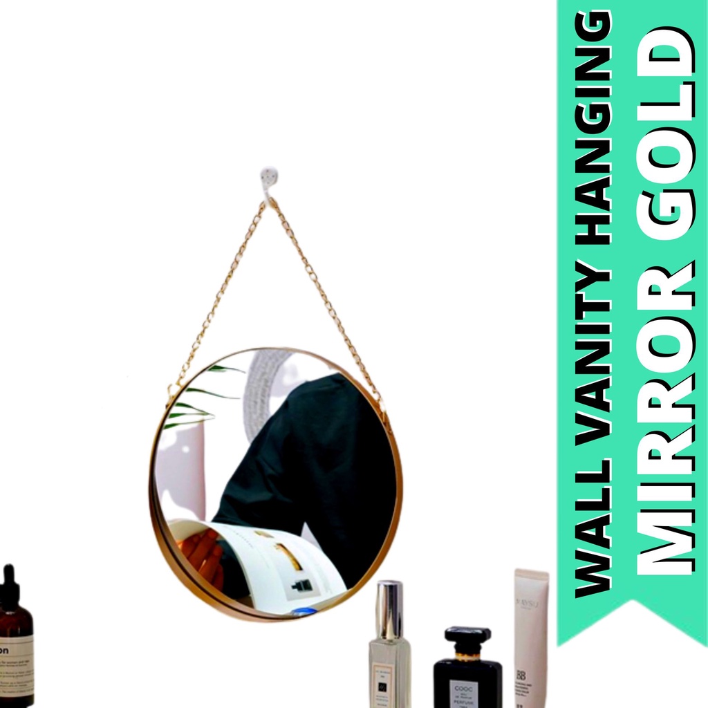 Aesthetic Nordic Style Vanity MIRROR With HOLDER 25x38cm Modern Wall