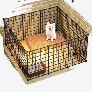 ✳Organono DIY Big Metal Net Pet Dog Cage Adjustable Cages Home For Pet Dog Fence Playpen - 35cm Pane