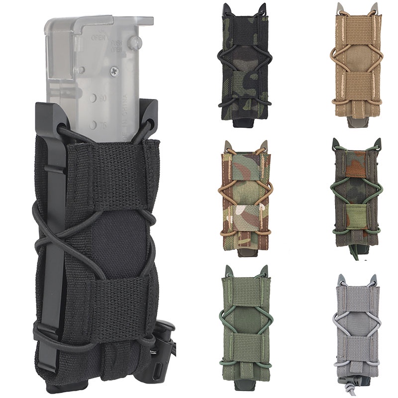 Tactical Molle 9mm Magazine Pouch for Glock 17 19 M9 Universal Nylon ...
